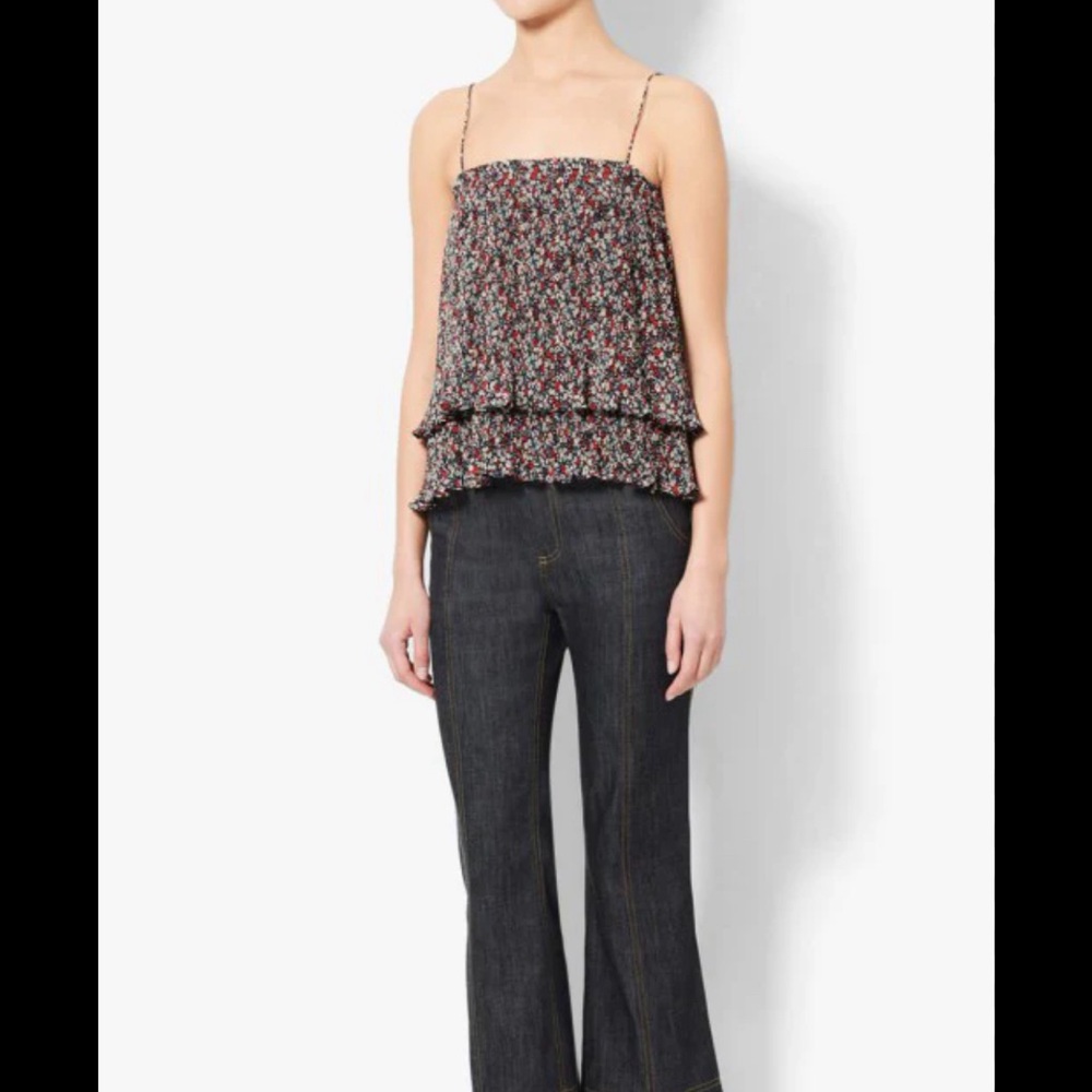 Derek Lam 10 Crosby Floral Pleated Cami Top (Skirt)